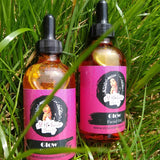 Turmeric Glow Facial and Body Oil With Rosehip, Sea Buckthorn & 24K Gold Flakes